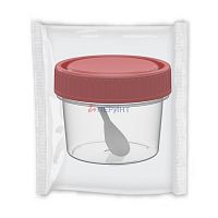 Контейнер для анализов 30 мл с ложкой стерильный