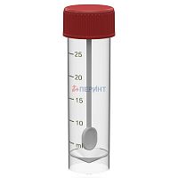 Контейнер для анализов 25 мл с ложкой в сборе