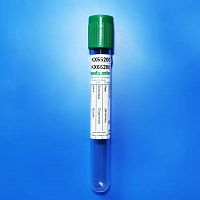 Пробирка вакуумная Bodywin с Li-гепарин 6 мл.