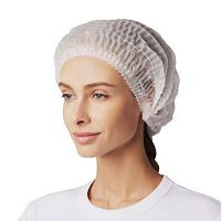 Медицинская шапочка Шарлотта SMZ 17 г/м2 (белая) 100 шт