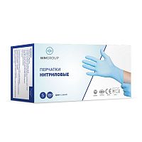 Перчатки нитриловые медицинские голубые WMGLOVES