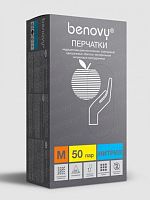 Перчатки BENOVY MultiColor голубые